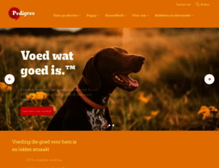 pedigree.nl screenshot