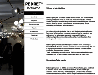 pedret.com screenshot