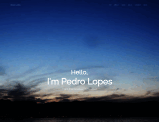 pedro-lopes.com screenshot