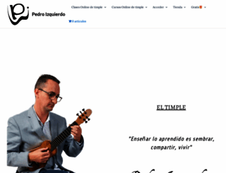 pedroizquierdo.com screenshot