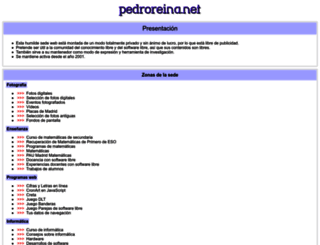 pedroreina.net screenshot