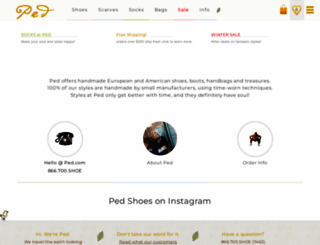 pedshoes.com screenshot