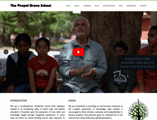 peepalgroveschool.org screenshot