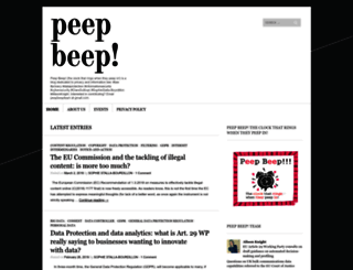 peepbeep.wordpress.com screenshot