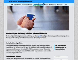 peerlessdigitalmarketing.com screenshot