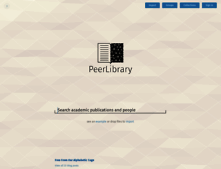 peerlibrary.org screenshot