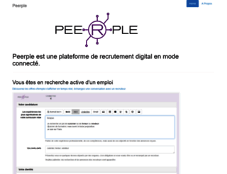 peerple.fr screenshot