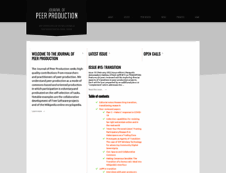 peerproduction.net screenshot