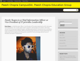 peeshchopraeducation.blog.com screenshot