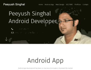 peeyushsinghal.com screenshot