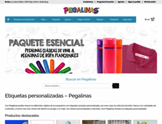 pegalinas.com screenshot