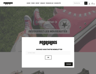 pegashoes.com screenshot