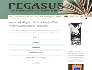 pegasusbookexchange.com screenshot