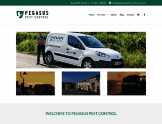 pegasuspestcontrol.co.uk screenshot