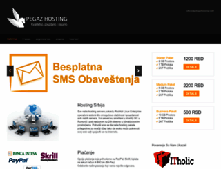 pegazhosting.com screenshot