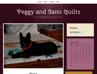 peggycooperquilts.com screenshot