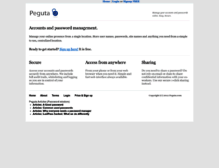 peguta.com screenshot