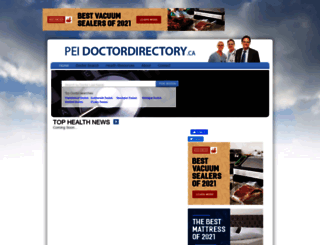 peidoctordirectory.ca screenshot