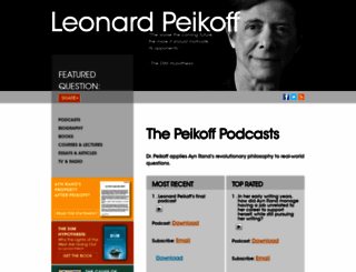 peikoff.com screenshot