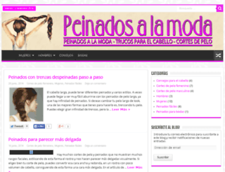peinadosalamoda.com screenshot