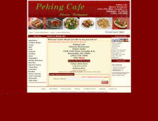 pekingcaferestaurant.com screenshot