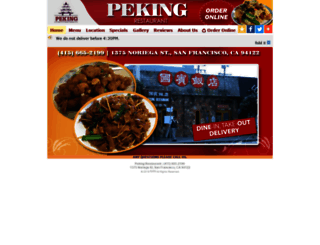 pekingrestaurantsf.com screenshot