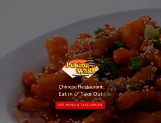 pekingwokchineserestaurant.com screenshot