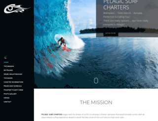 pelagic-charters.com screenshot