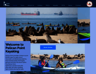 pelican-point-kayaking.com screenshot