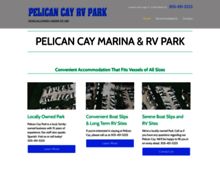 pelicancayrvpark.com screenshot