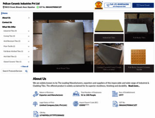 pelicanceramics.com screenshot