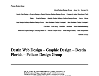 pelicandesigngroup.com screenshot