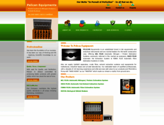 pelicanequipments.com screenshot