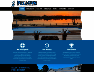pelicanpools-sc.co.za screenshot