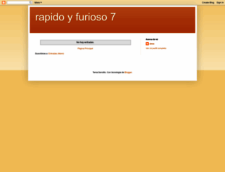 pelicula-rapidosyfuirosos7.blogspot.com screenshot