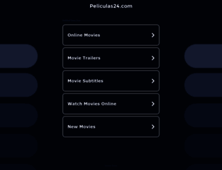 peliculas24.com screenshot