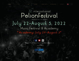 pelionfestival.com screenshot