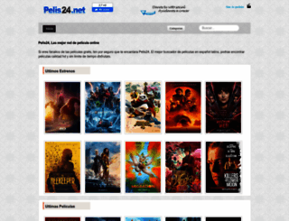 pelis24.net screenshot
