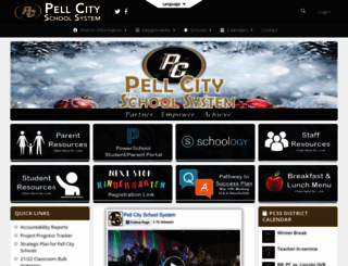pellcityschools.net screenshot