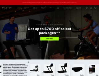 pelotoncycle.com screenshot