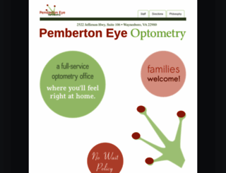 pembertoneye.com screenshot