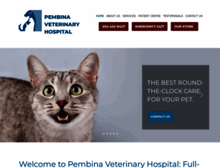 pembinavethosp.ca screenshot