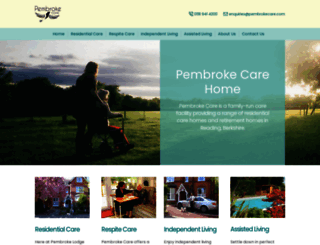 pembrokecare.com screenshot