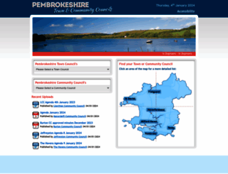 pembstcc.co.uk screenshot