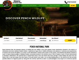 penchnationalparkindia.in screenshot