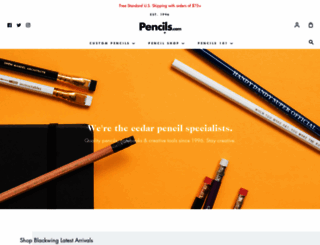 pencils.com screenshot