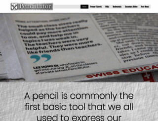 penciltutor.com screenshot