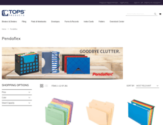 pendaflex.com screenshot