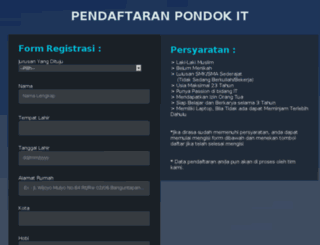 pendaftaran.pondokprogrammer.com screenshot