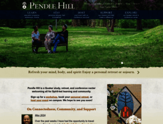 pendlehill.org screenshot